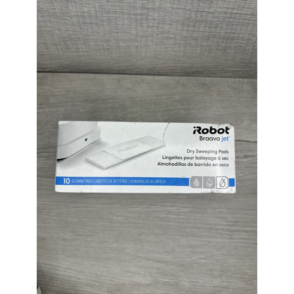 Genuine iRobot Braava Jet Dry Sweeping Pads 10 Pack Brand New/Unopened